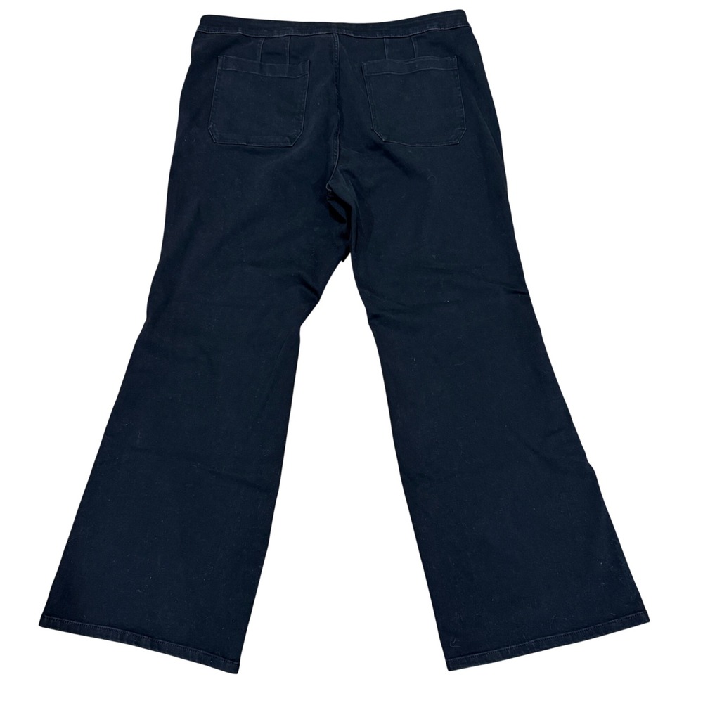Pilcro Black High Rise Flare Jeans Womens Size 20W Stretch Denim Closet Staple - Picture 3 of 12